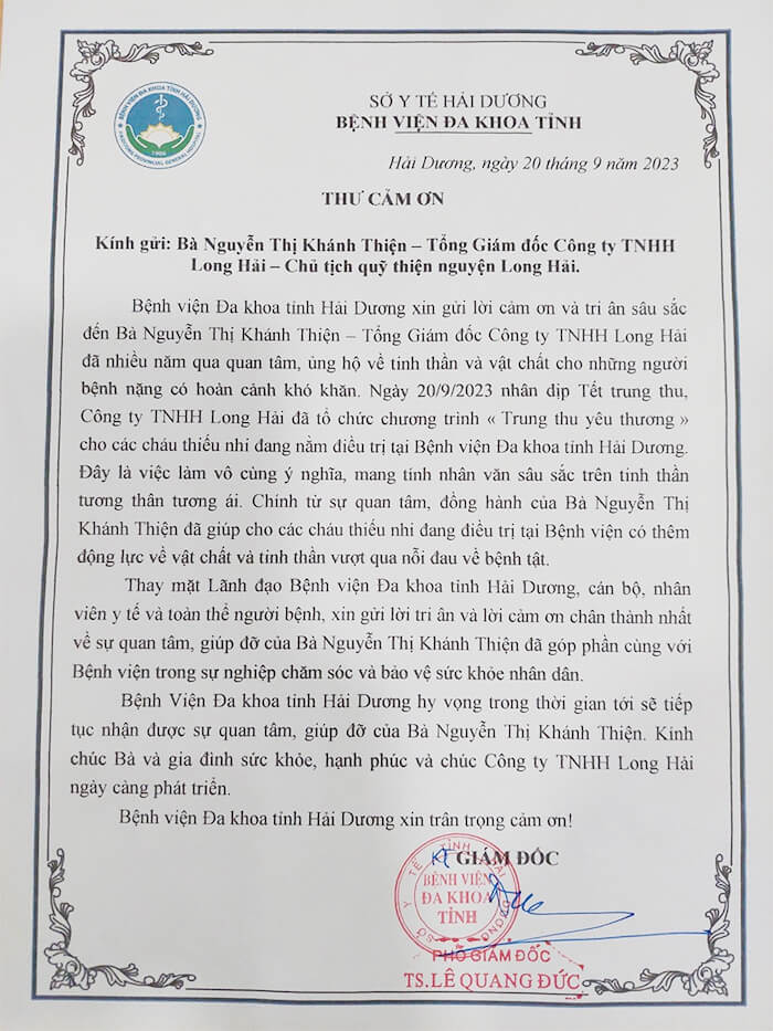 Quỹ thiện nguyện Long Hải